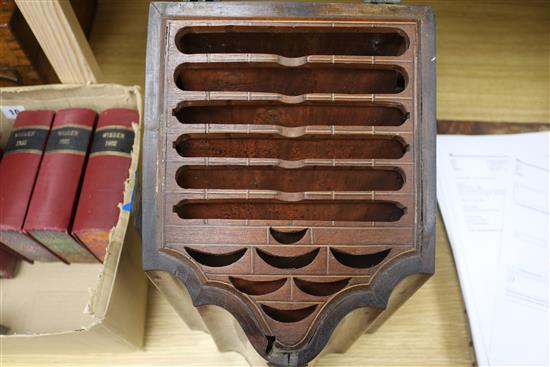 A George III mahogany knife box